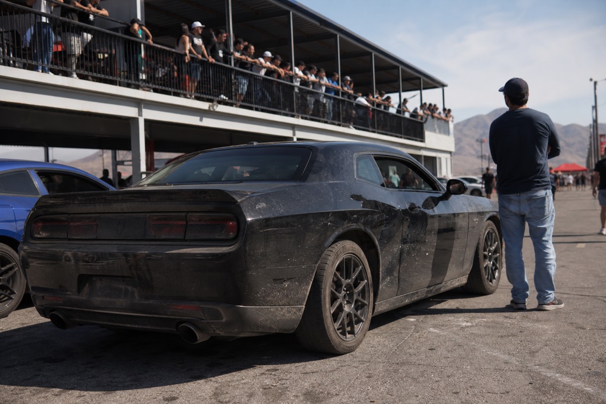 Supercar and go-kart circuit at the Las Vegas motorsports park